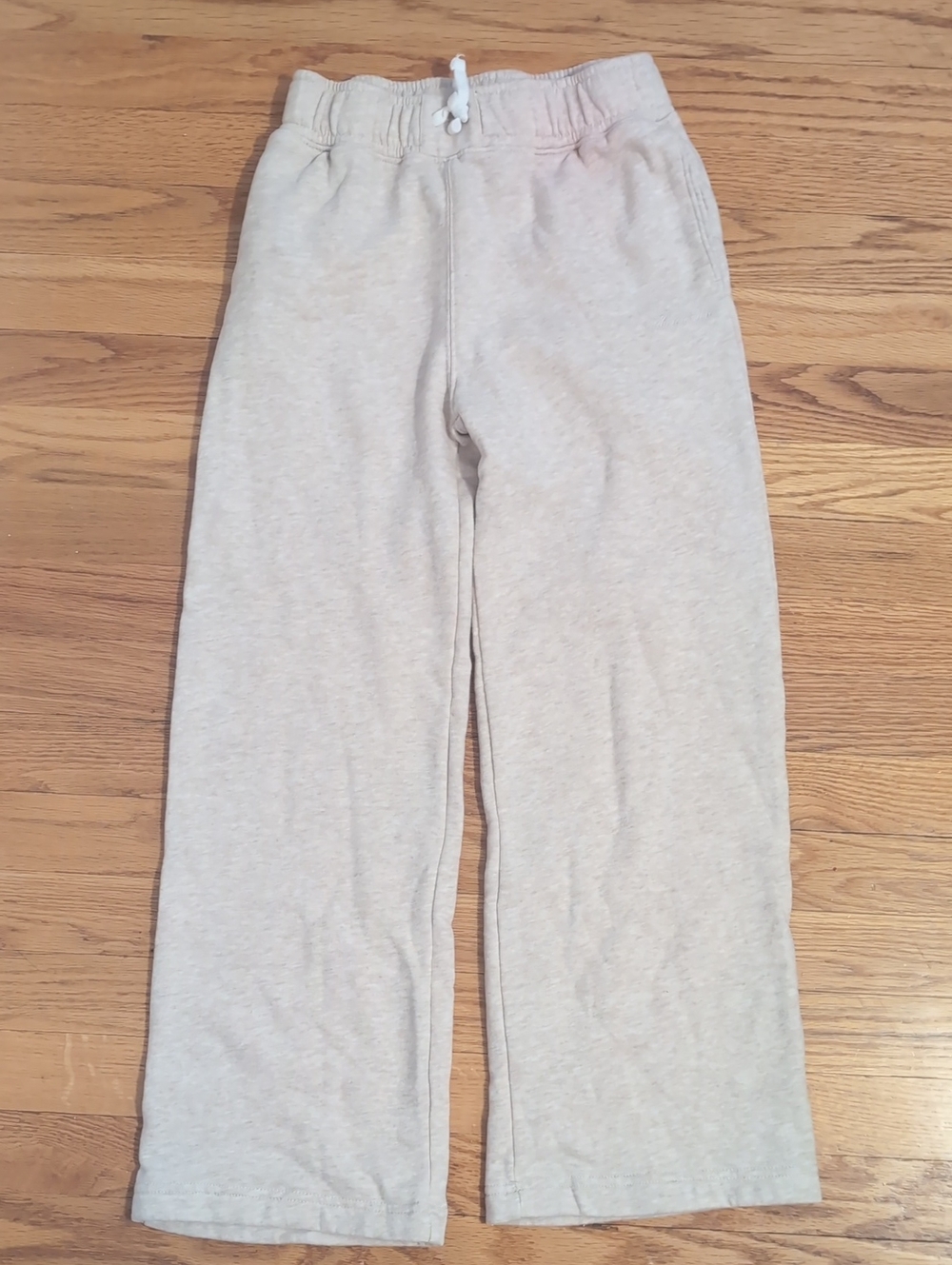 abercrombie kids Light Beige Drawstring Sweatpants